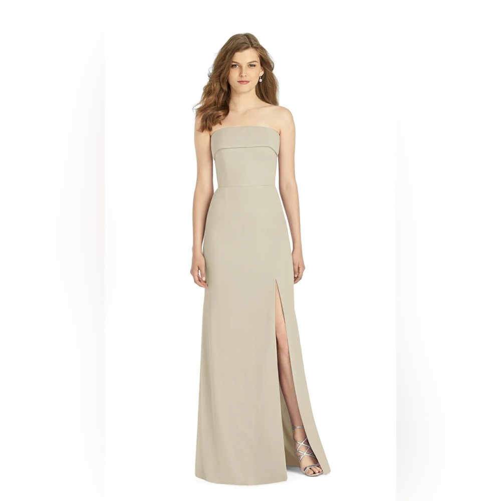 Elegant Cream Strapless Dress - Bella Bridesmaids Exclusive BB139 Champagne